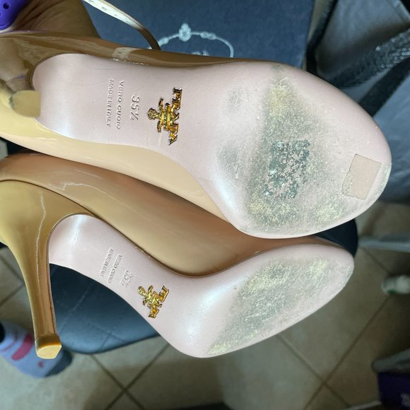Prada nude mary jane heel - Size 5.5 (35.5) - Picture 4 of 8